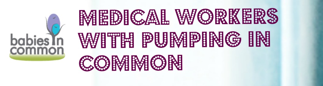 medical workers with pumping in common Facebook group
